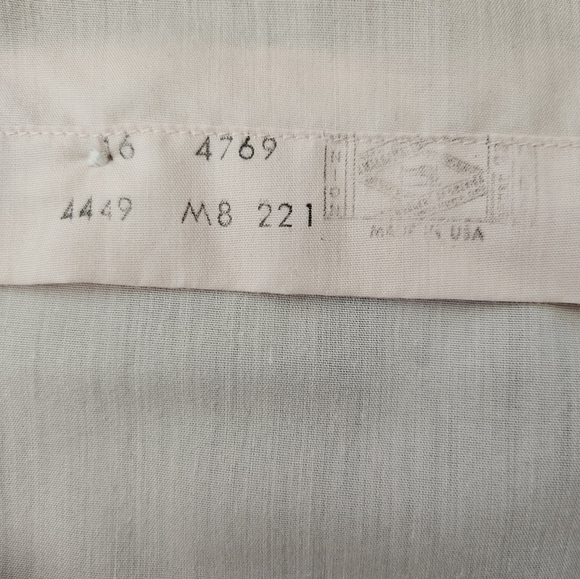 Vintage - Pierre Cardin Button Down Pink Short Sleeve Shirt - NWOT - Size 16 - Picture 9 of 9